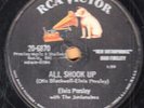 78-ROCK-ELVIS PRESLEY-THAT'S WHEN YOUR HEARTACHE BEGINS/ALL SHOOK UP-NICE