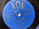 EMILIO NANN Dir FOGLIANI Fon 1004 78rpm CANTANDO CON LE LACRIME / MADONNA AMORE