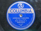 ROSALES Y ROBINSON Columbia C167 MEXICAN 78 HERMOSA PRIMAVERA /AL PIE DE TU REJA
