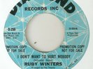 RUBY WINTERS I Dont Want To Hurt Nobody DIAMOND PROMO NORTHERN SOUL USA 45