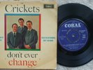 The Crickets - 1962 EP - Don't Ever Change - Coral FEP 2064 EP + Picture Sleeve