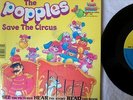 POPPLES SAVE THE CIRCUS DBR 331 Kid Stuff Read Along Book & Record Set Near Mint