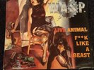 W.A.S.P. Live Animal F**k like a beast DB blues sanctuary wasp LP record rare 88