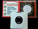 NM BEATLES '63 VJ 522 THANK YOU GIRL/FROM ME TO YOU BRACKETS LOGO VEE JAY SLEEVE