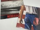 Bruce Springsteen NEBRASKA + BORN IN THE USA Vinyl LP Record VG w/inner sleeves