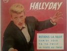 ????45T EP JOHNNY HALLYDAY PRESSAGE ESPAGNOL VINYLE NOIR+LANGETTE 432 739 ORIGINAL
