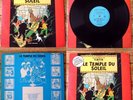 LES AVENTURES DE TINTIN-LP-LE TEMPLE DU SOLEIL-HERGÉ-Jean CARMET-L.BADIE-FrSACEM