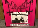 MAYHEM DEATHCRUSH LP VINYL PINK COVER RARE DEATH VENOM BATHORY DEATH DISMEMBER..