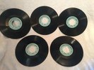 1969 Seeburg 1000 Background  Music 16 RPM Industrial Set Of 5