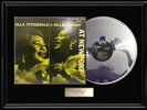 BILLIE HOLIDAY ELLA FITZGERALD  LP WHITE GOLD SILVER PLATINUM TONED RECORD RARE