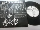 THE ADICTS VIVA LA REVOLUTION / STEAMROLLER UK FALLOUT 1ST PRESS FALL OO2 EX+**