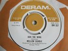 MELLOW CANDLE  DAN THE WING / SILVERSONG  RARE 7in DERAM 1972 PROG/  ACID FOLK