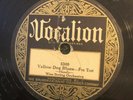 Vocalion 5360 Wise String Orch YELLOW DOG BLUES  78 rpm Country 1929 E--