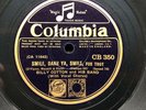 BRITISH DANCE: BILLY COTTON & HIS BAND - ’SMILE DARN YA, SMILE’ COLUMBIA CB350