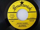 Northern Soul - Lee Charles - Wrong Number - Brunswick Yellow DEMO Mint - 45