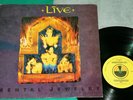 Live - Mental Jewelry BRAZIL 1st Press LP 1992 Insert Radioactive