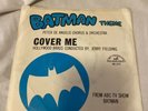 PETER DE ANGELIS--PICTURE SLEEVE + 45(BATMAN THEME????/COVER ME) PS-PIC--SLV