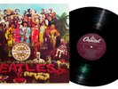 THE BEATLES - Sgt Pepper's Lonely Hearts Club Band LP Purple Label W/ Insert EX
