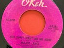 Northern Soul 45 Major Lance-You Don't Want Me No More-Okeh Second Issue
