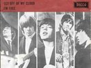 THE ROLLING STONES 45 GET OFF OF MY CLOUD+PS HOLLAND RARE 1965 BROWN SLEEVE