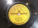 JOHNNY CASH CRY CRY CRY HEY PORTER SUN RECORDS #221 78 RPM 1955