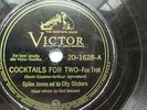 Spike Jones 78rpm Single 10-inch Victor Records #20-1628 Cocktails For Two