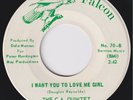 C.A. QUINTET I Want You To Love Me Girl RARE US garage 45 Trip Thru Hell HEAR