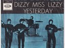 BEATLES Dizzy Miss Lizzy  Sweden 45 BLUE p/s variant swedish LISTEN