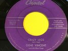 Gene Vincent: Crazy Legs / Important Words 45 - Rockabilly