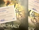 Ace Frehley Signed KISS Yellow Vinyl Anomaly 10th Ann 2LP Jacket Autograph