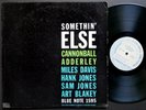 CANNONBALL ADDERLEY MILES DAVIS Somethin' Else LP BLUE NOTE BLP 1595 EAR DG MONO