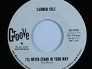 Northern Soul 45 CARMEN COLE I'll Never Stand In Your Way GROOVE VG++ promo HEAR