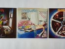 Threr Marillion vinyl LPs; Script for a Jester's Tear, Fugazi, Real to Reel
