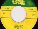 LORRIANE ELLIS WITH RAY BARROW  & CROWS GEE 1 PERFIDIA VG +  ORIGINAL PRESSING