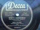 Bing Crosby 78rpm Single 10-inch Decca Records #18429 White Christmas
