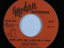 Northern Soul 45 WILLIE HUTCH Our Love Has Made Me A Man MODERN HEAR
