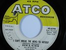 Northern Soul Popcorn 45 BEN E. KING I Can't Break The News To Myself ATCO HEAR