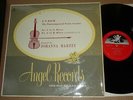 Johanna Martzy BACH Sonata No.1 Partita No.1 - Angel ACA 53 UK Pressing