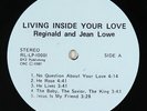 Reginald & Jean Lowe - Living Inside Your Love LP - Modern Soul Funk VG+ MP3