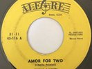 * CHARLIE PALMIERI Amor For Two/Piraguero BOSSA NOVA LATIN JAZZ 45 Alegre HEAR