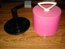 Vintage Disk-Go-Case for 45s......Pink...1960s