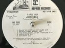 John Cale - Paris 1919 LP RARE WHITE LABEL PROMO 1973 Velvet Underground 1st PR