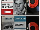 BOBBY RYDELL & CHUBBY CHECKER FRENCH 45 PS 7 EP *WILDWOOD DAYS /  BIRDLAND*
