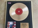 Bruce Springsteen GOLDEN LP - Born in the USA - GOLD DIC LIMITED EDITION gerahmt