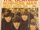 Beatles Nowhere Man What Goes On ORIG SWIRL CAPTIOL 45 WITH PICTURE SLEEVE