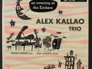 ALEX KALLAO: An Evening At The Embers 45 (triple pocket EP, Jim Flora art PC)