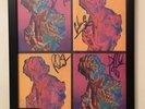 new order SIGNED Vintage 1989  technique Poster FRAMED with CREW PASS