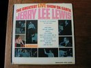Jerry Lee Lewis -The Greatest Show On Earth. USA LP. Signed. Autographed.