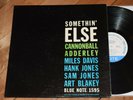Cannonball Adderley Somethin Else EX  1st No R DG W63 Blue Note lp Miles Davis