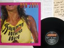 BON JOVI SLIPPERY WHEN WET MERCURY 28PP-1025 Japan VINYL LP